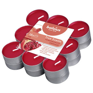 Bolsius geurtheelichten true scents granaatappel 18 stuks