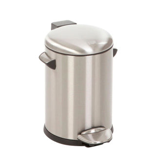 Eko vepa bins pedaalemmer belle deluxe mat rvs 3 liter