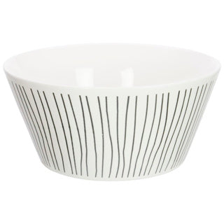 Gusta fika schaal 13,5 x 9,5 cm stripes