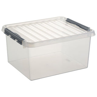 Sunware q-line opbergbox 36l transparant