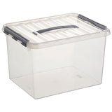 Sunware q-line opbergbox 22 l transparant