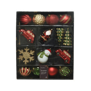 Mix box kunststof mat glanzend glitter