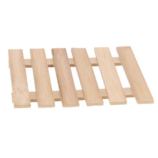 Eco-import bamboe pannenonderzetter 17,5 x 18 cm