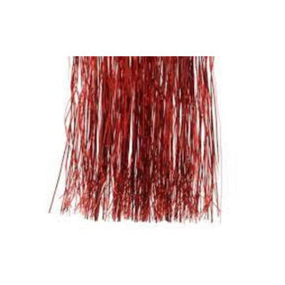 Decoris kerst lametta rood 40cm
