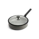 Bk granite hapjespan met deksel ø28 cm