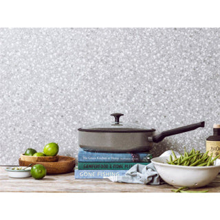 Bk granite hapjespan met deksel ø28 cm