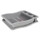 Curver afdruiprek op plateau 48x38x10.5 cm lichtgrijs