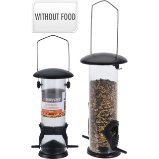 Pro garden vogelvoerhouder voor zaad metaal d10xh23cm