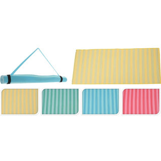 Strandmat 180x75cm 4 assorti kleuren