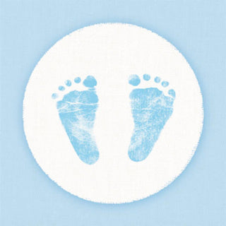 Ambiente servetten 25 cm baby stappen jongen fsc mix