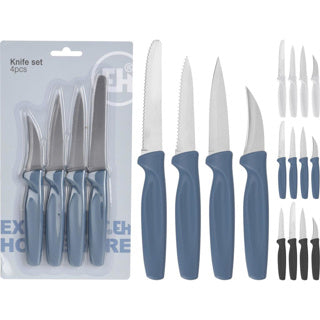 Excellent houseware messenset 4-delig 3 assorti