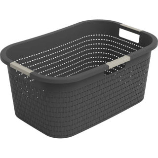 Rotho wasmand 40l country antraciet