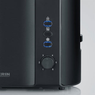 Severin broodrooster 800w mat-zwart rvs at 9552