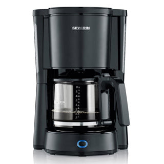 Severin koffiezetapparaat 1000w mat zwart ka 9554