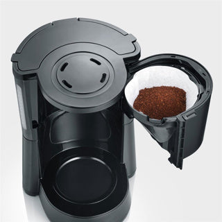 Severin koffiezetapparaat 1000w mat zwart ka 9554