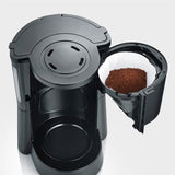 Severin koffiezetapparaat 1000w mat zwart ka 9554