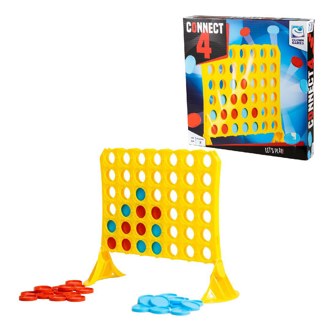 Clown games connect4 bordspel