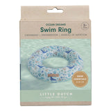 Little dutch ocean dreams zwemring blauw, 50cm