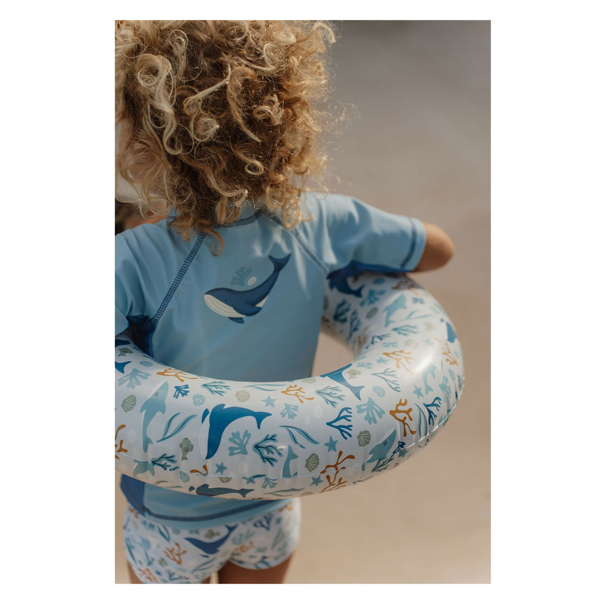 Little dutch ocean dreams zwemring blauw, 50cm