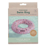 Little dutch ocean dreams zwemring roze, 50cm