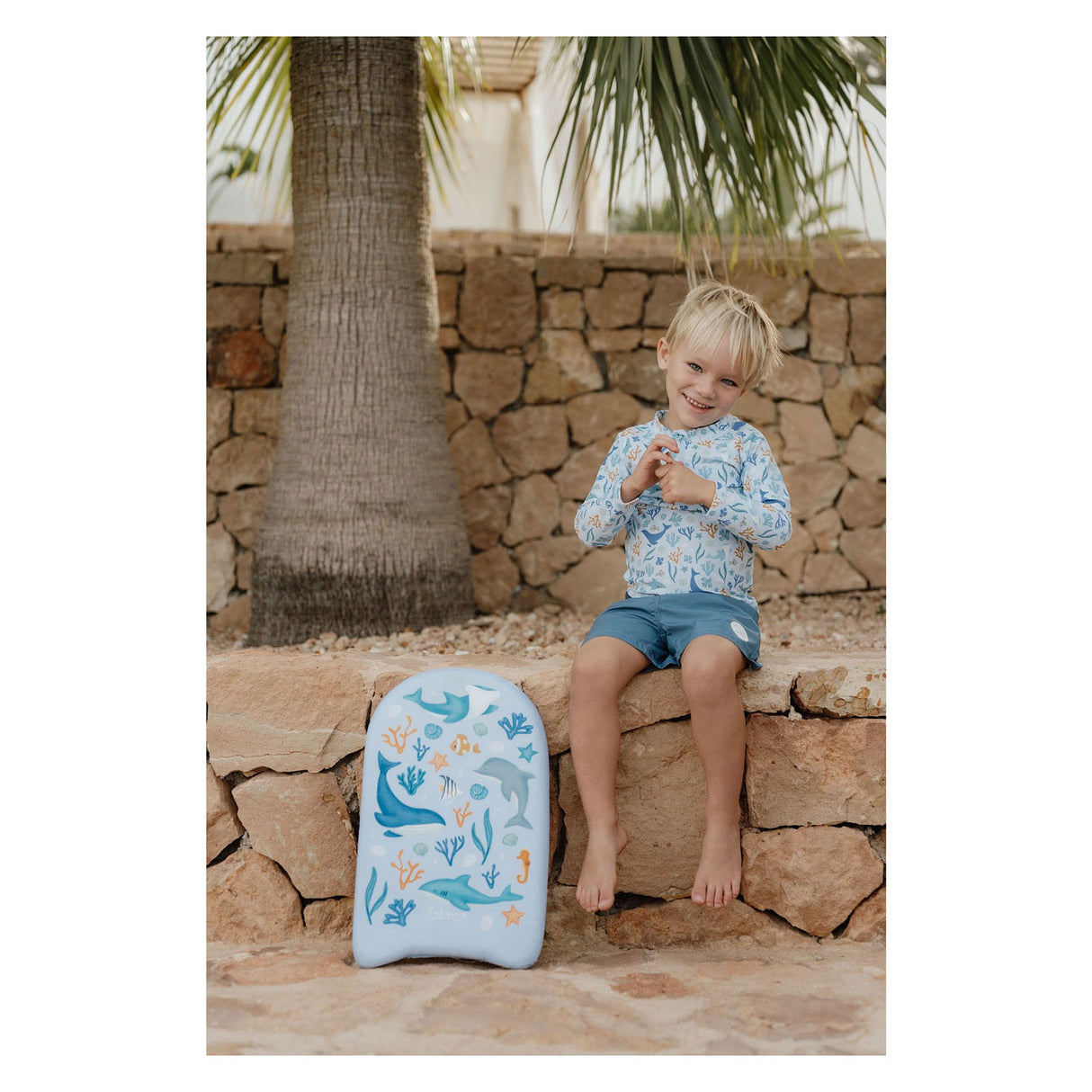 Little dutch ocean dreams kickboard blauw