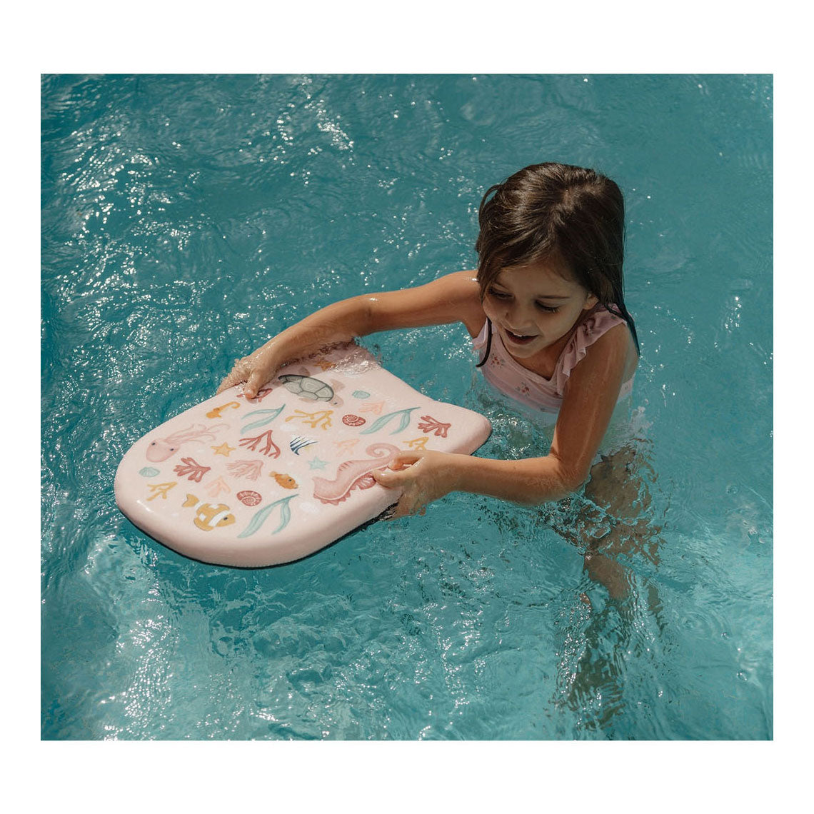 Little dutch ocean dreams kickboard roze