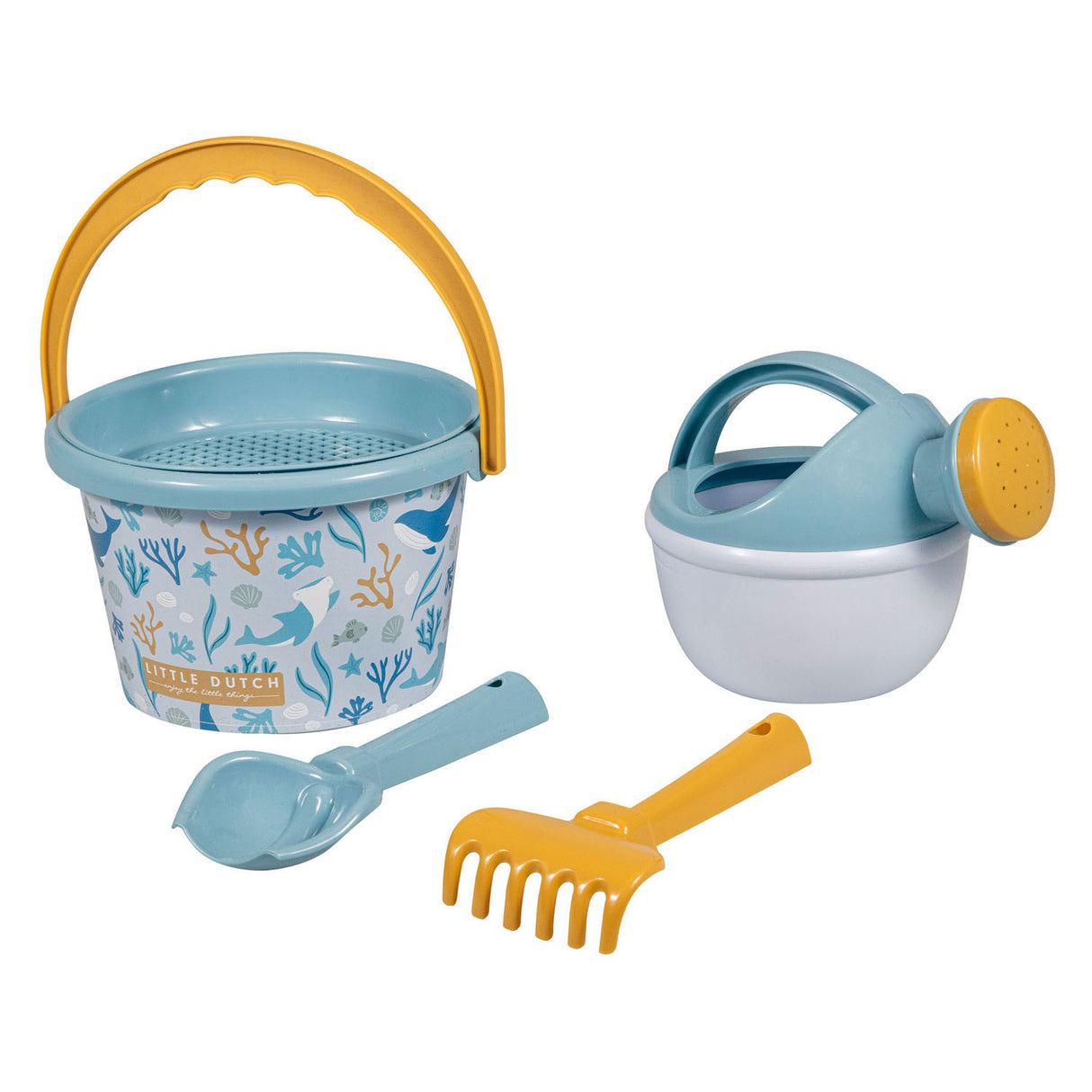 Little dutch ocean dreams blauw strandset, 5dlg.