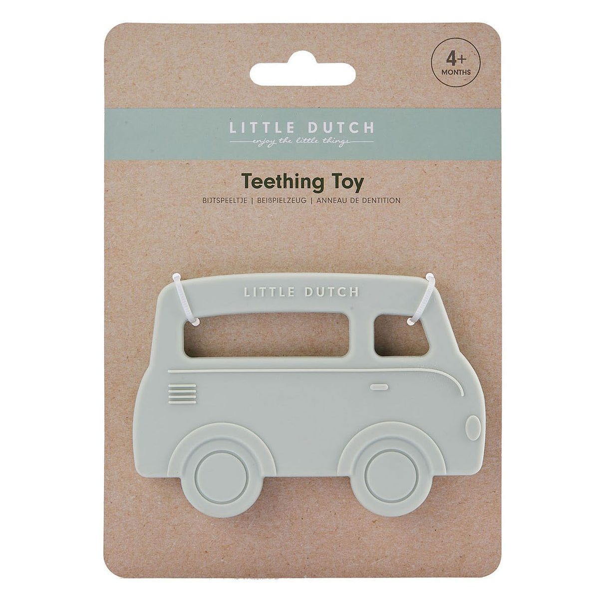 Little dutch siliconen bijtring bus