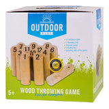 Outdoor play houten fins werpspel
