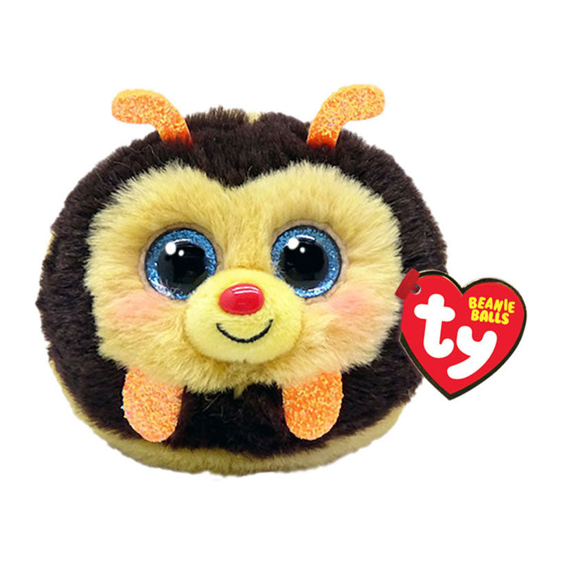 Ty beanie ty teeny puffies zinger bee, 10cm
