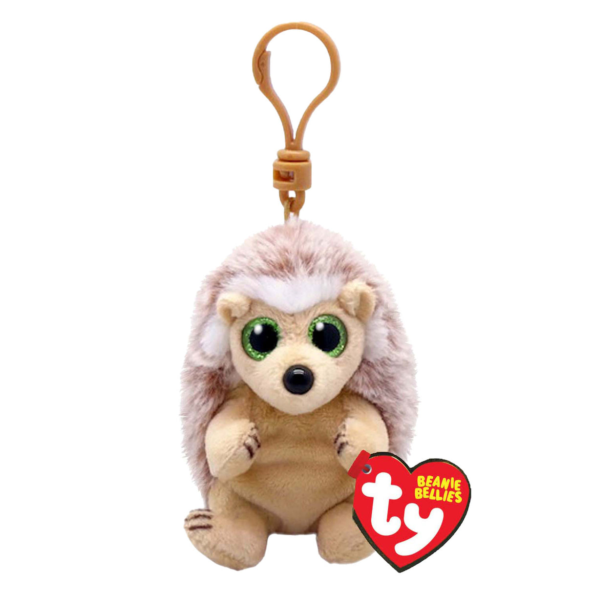 Ty beanie babies buikclip bumper egel, 10cm