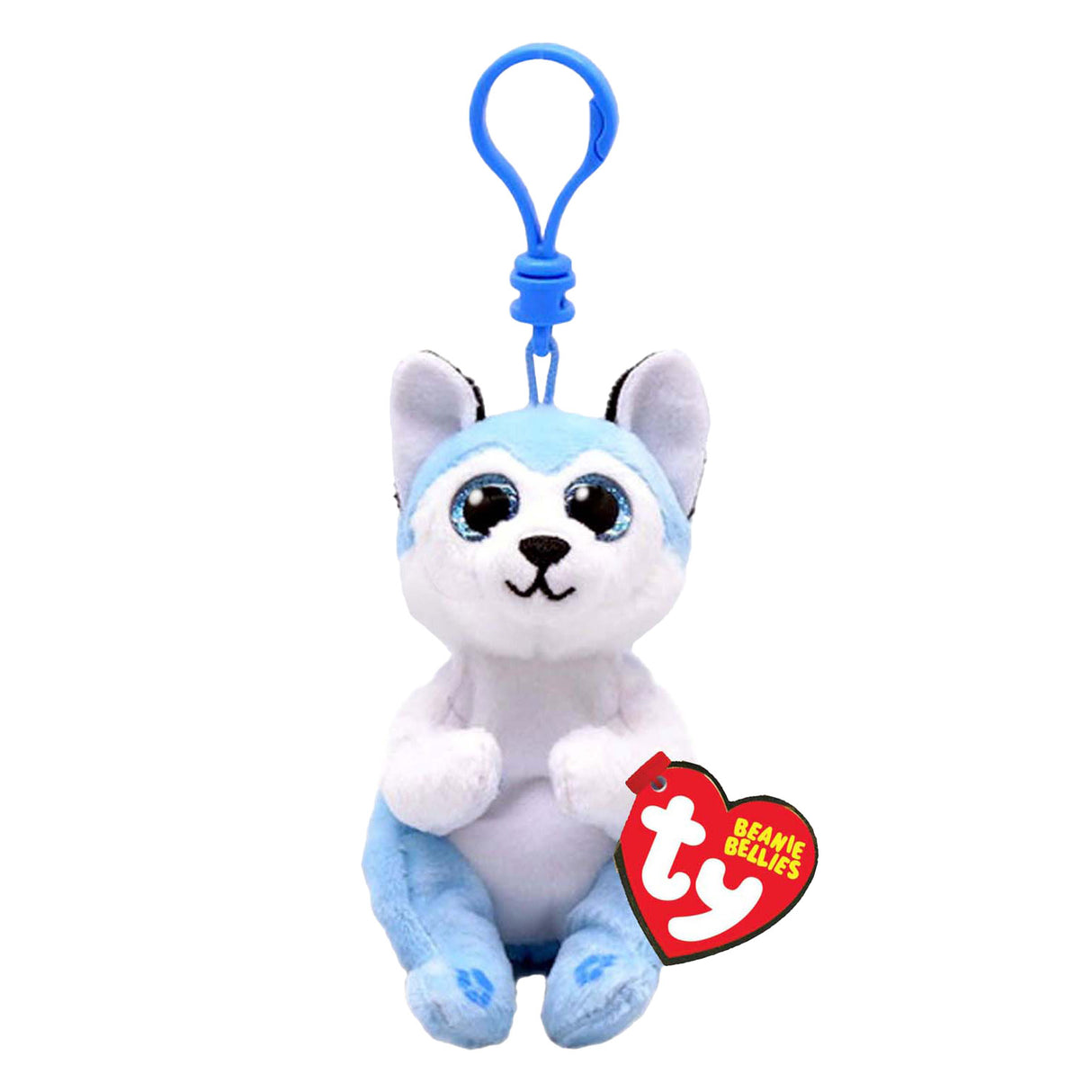 Ty beanie babies buikjes clip thunder husky, 10cm