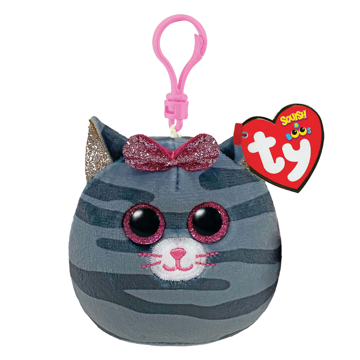 Ty Beanie Ty Squish a Boo Clips Kiki Kat, 8cm