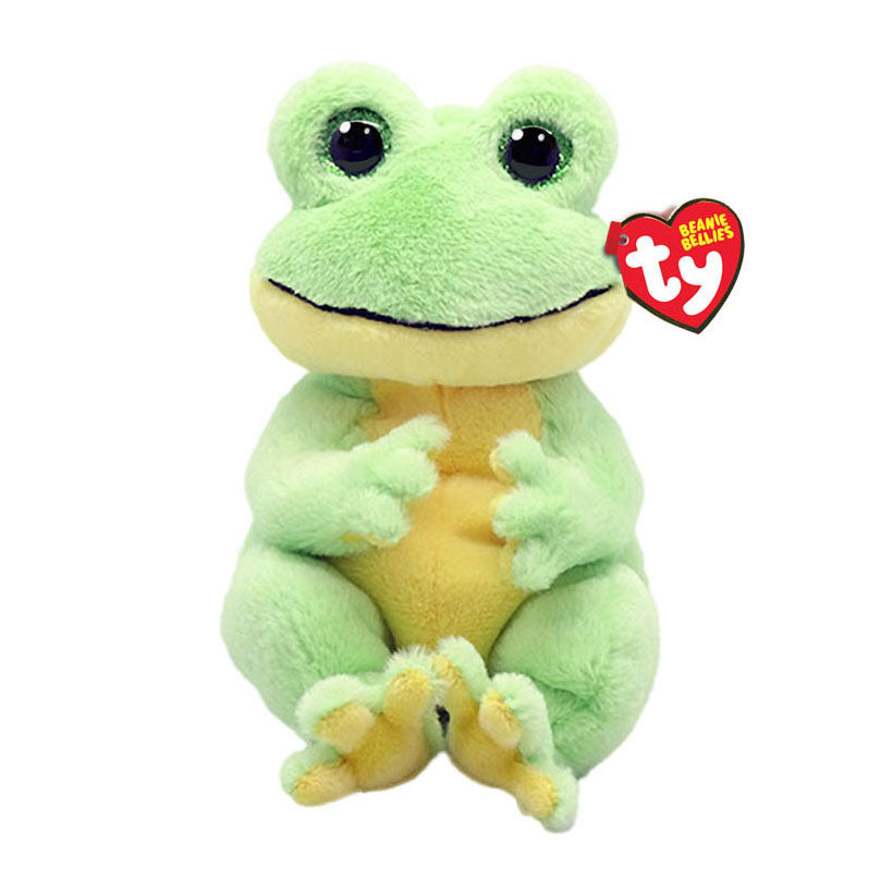 Ty beanie babies bellies snapper frog, 15cm