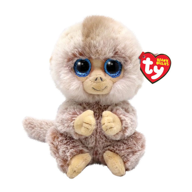Ty beanie babies bellies stubby monkey, 15cm