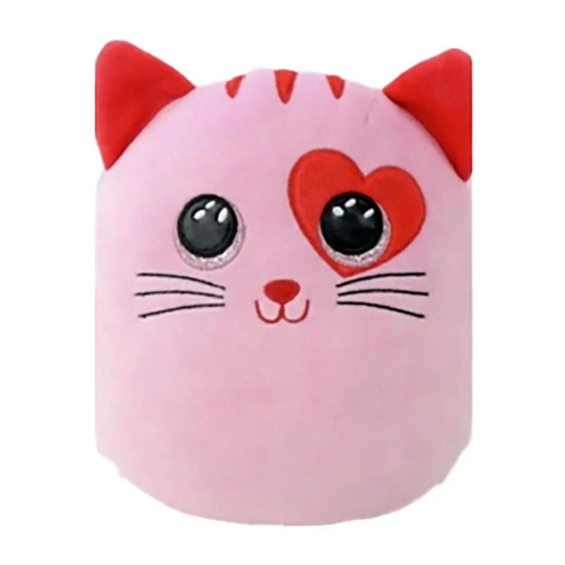 Ty Beanie Ty Squish a Boo Hart Flirk Kat, 20cm