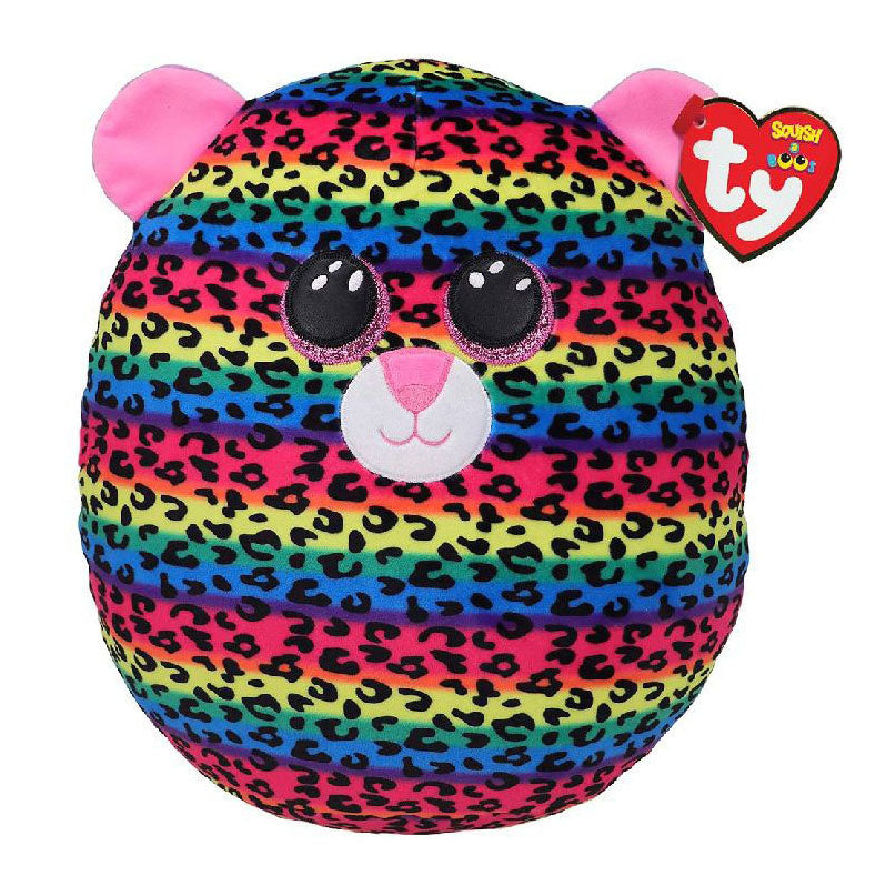 Ty beanie ty squish a boo dotty luipaard, 20cm