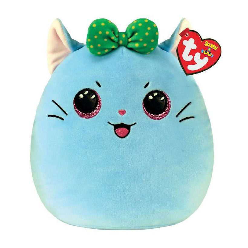 Ty Beanie Ty Squish a Boo Kirra Blauwe Kat, 20cm
