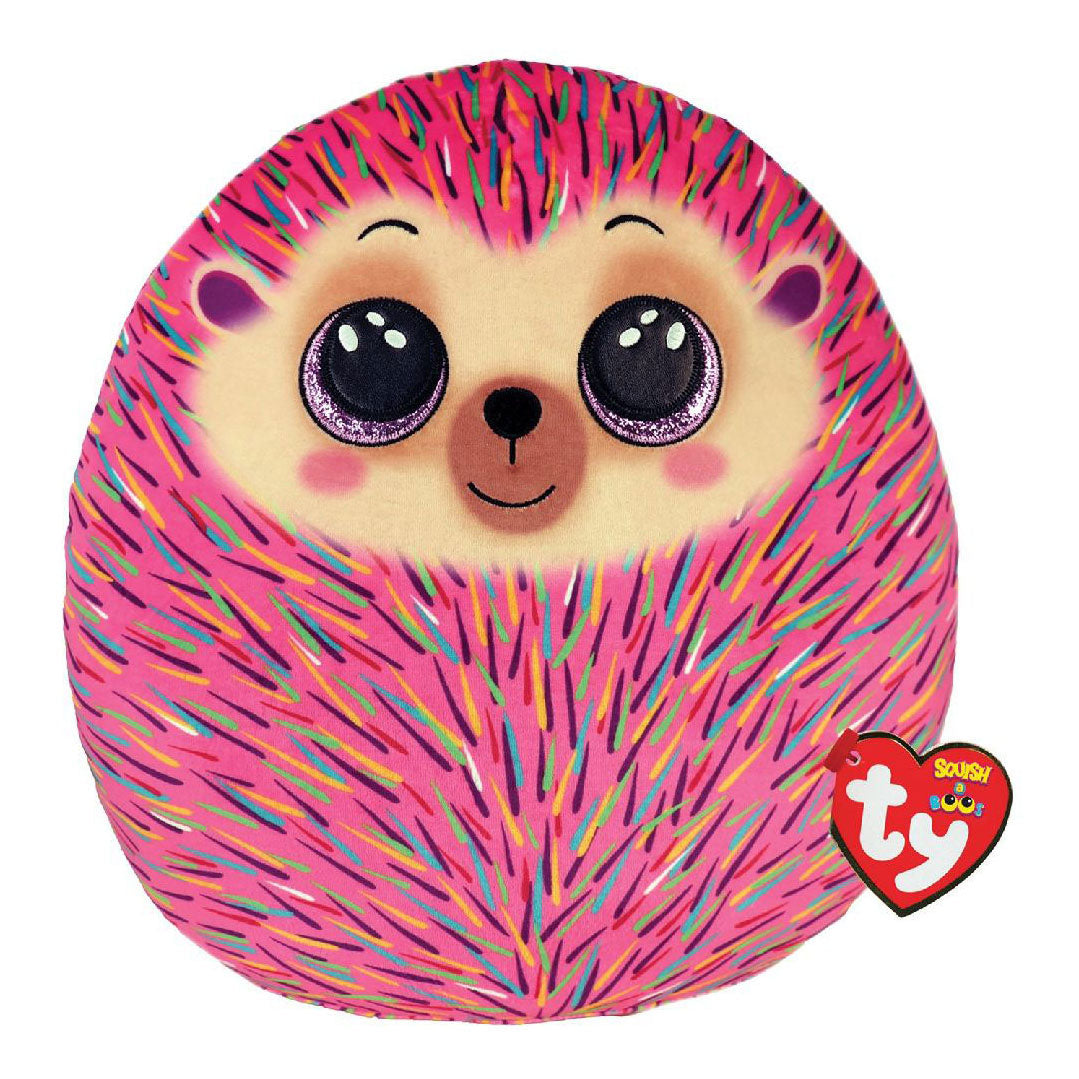 Ty beanie ty squish a boo hildee roze egel, 31cm