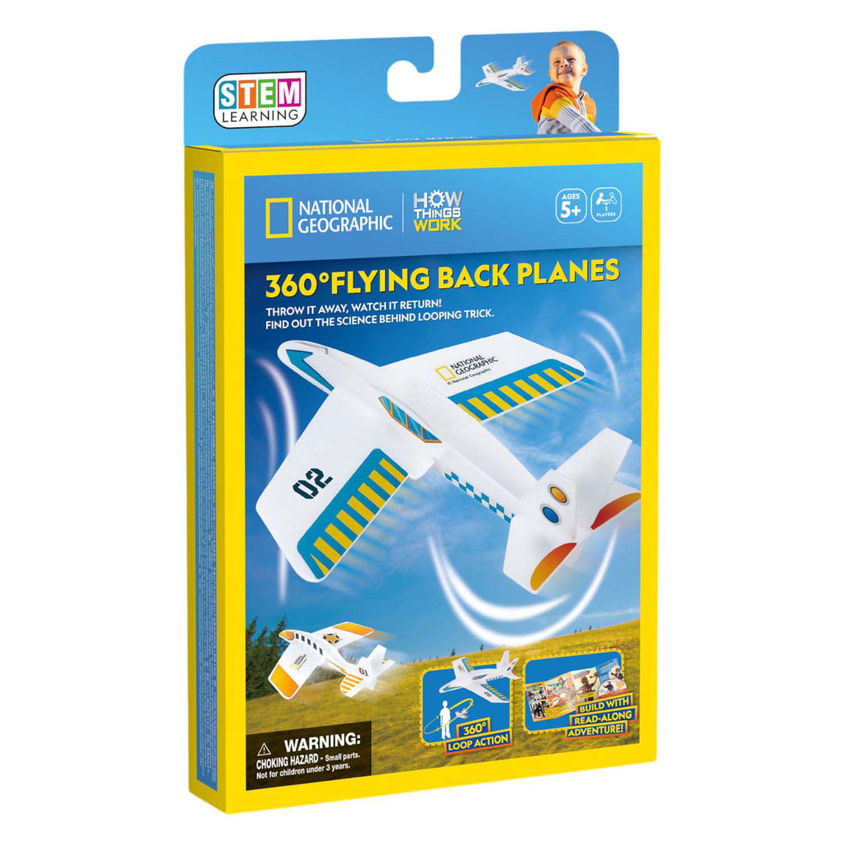 Cubic fun 3d puzzel national geographic stem vliegtuig