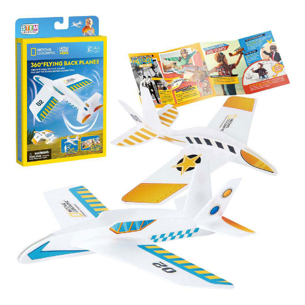 Cubic fun 3d puzzel national geographic stem vliegtuig