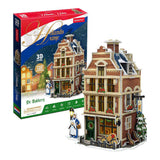 Cubic fun 3d puzzel hollanse bakkerij met led verlichting