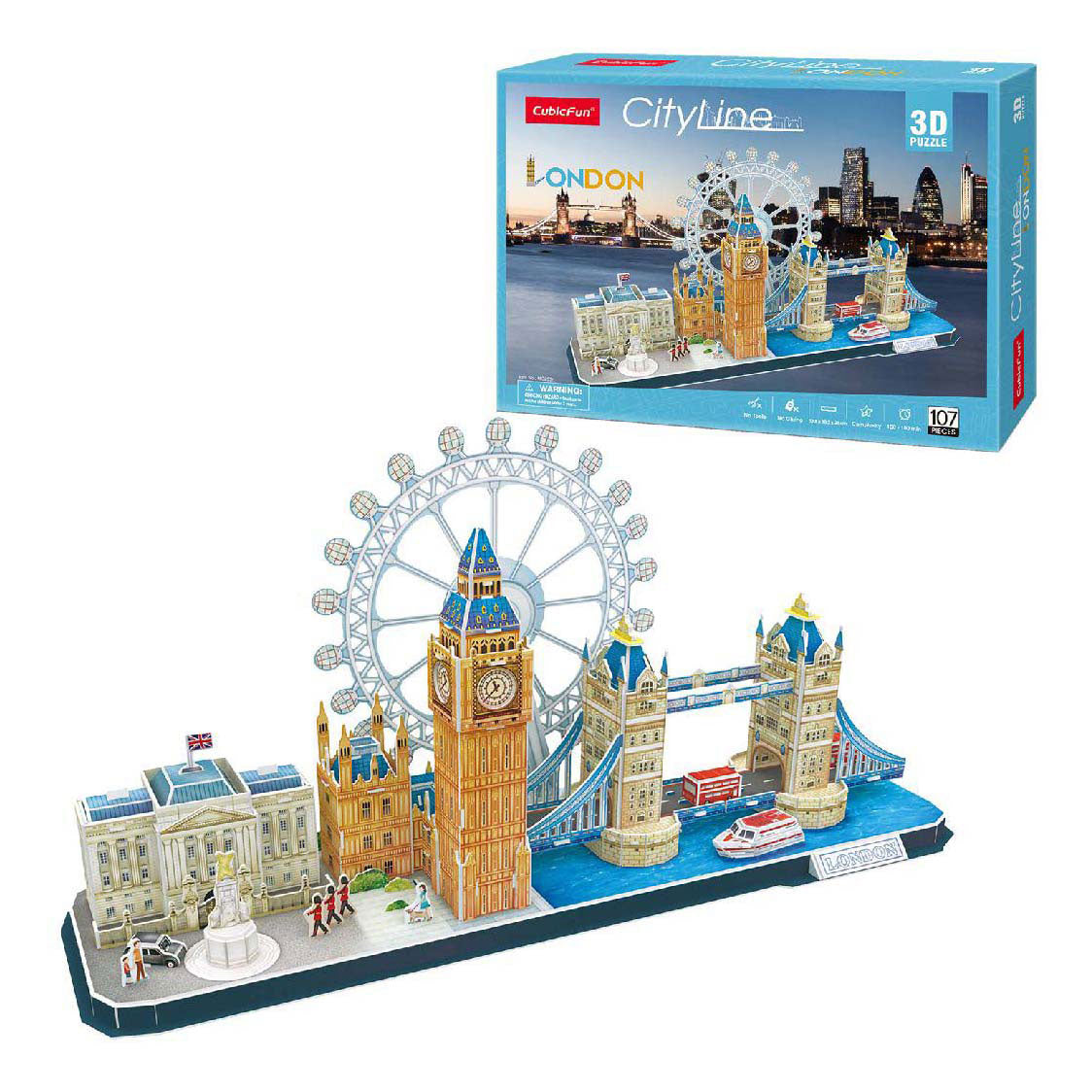 Cubic fun 3d puzzel city line londen