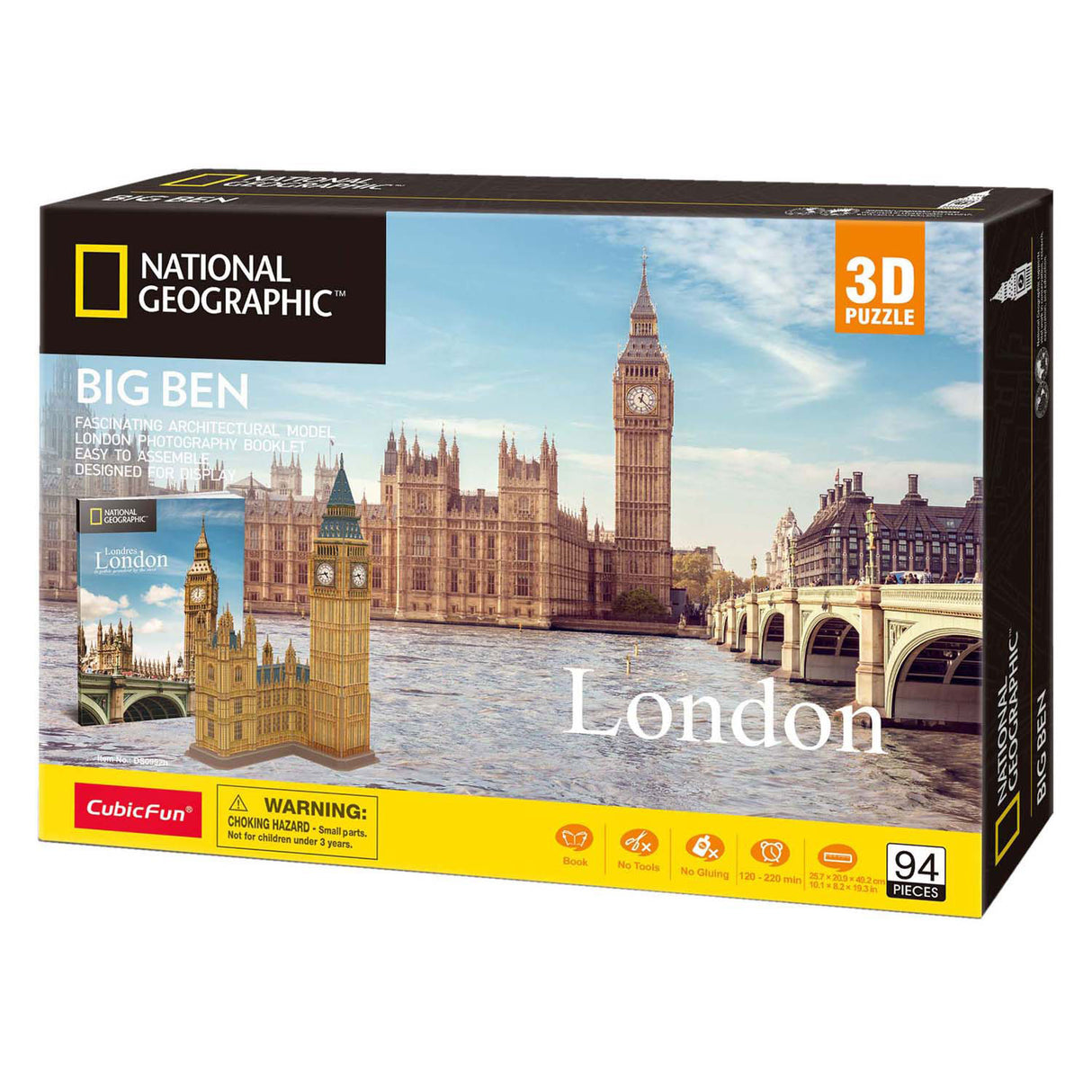 Cubic fun 3d puzzel national geographic big ben