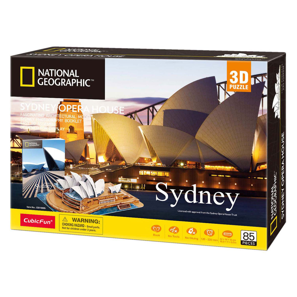Cubic fun 3d puzzel national geographic opera house sydney