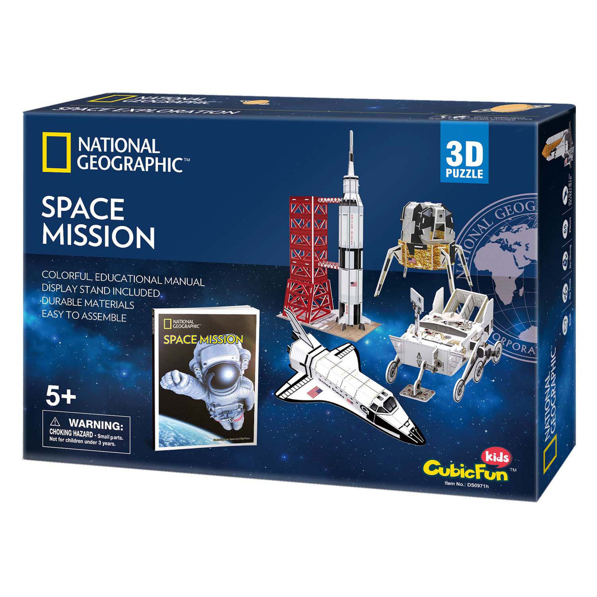 Cubic fun 3d puzzel national geographic ruimtemissie