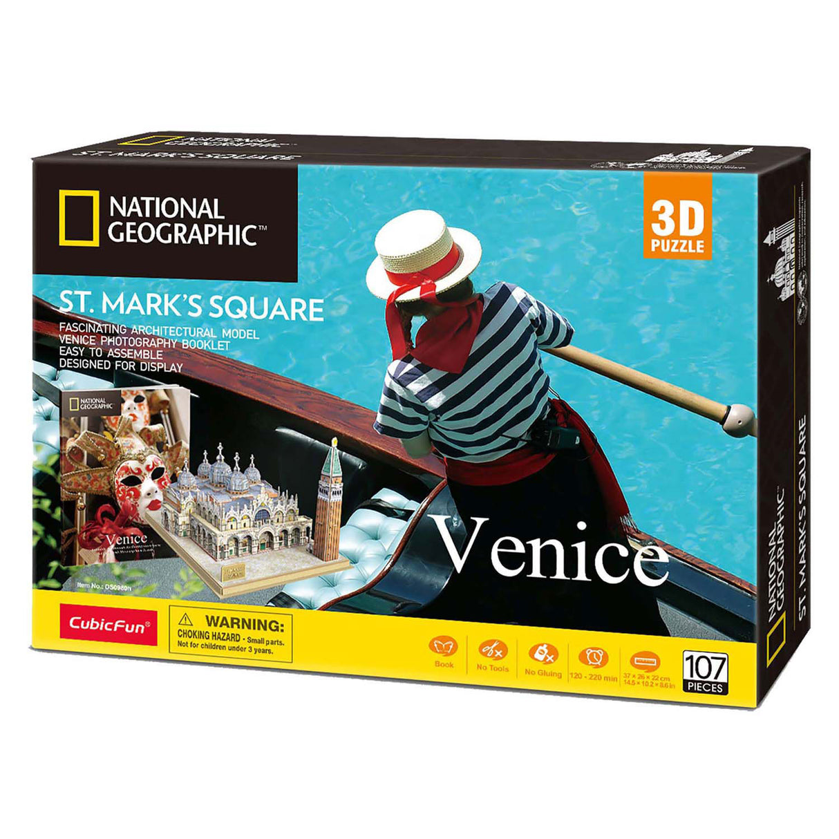 Cubic fun 3d puzzel national geographic st. marco plein