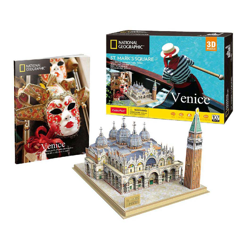 Cubic fun 3d puzzel national geographic st. marco plein