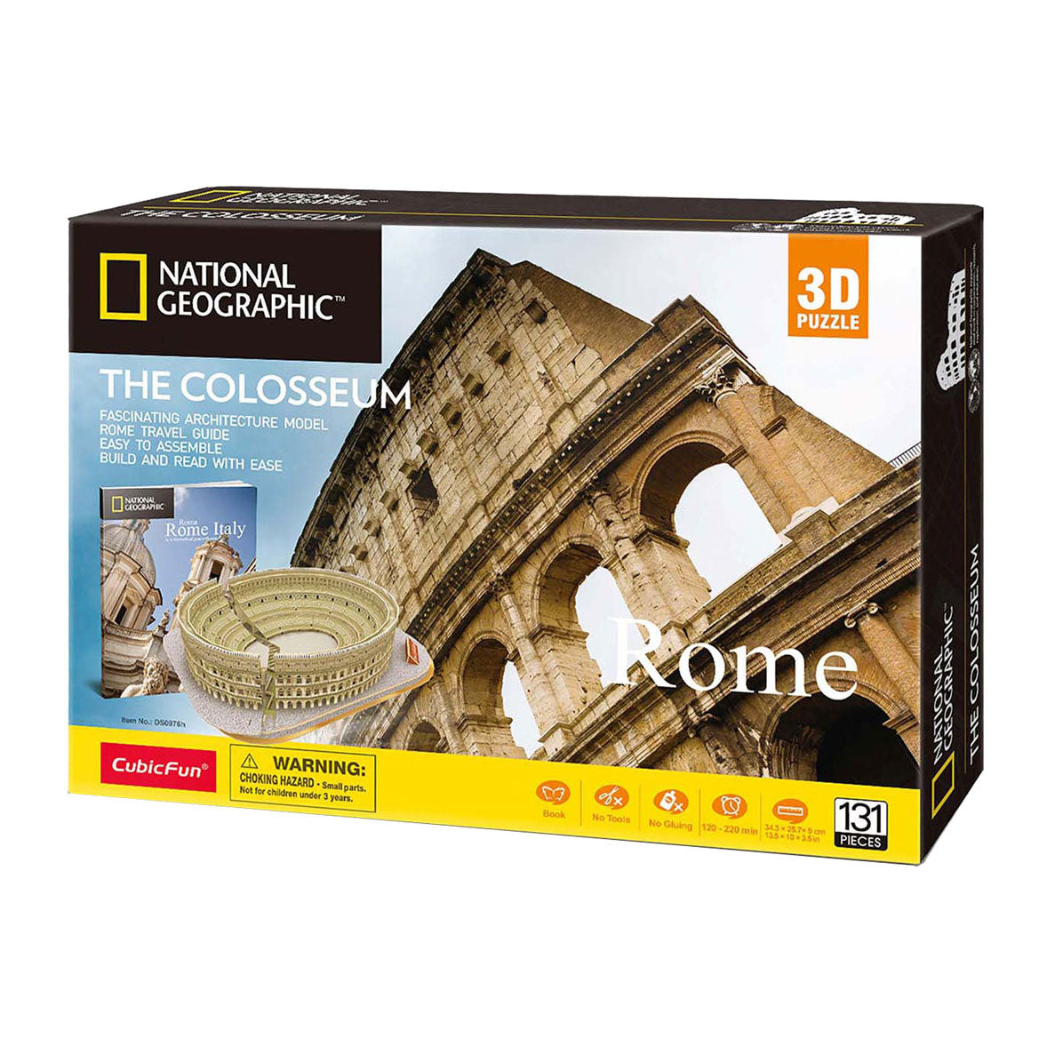 Cubic fun 3d puzzel national geographic het colosseum