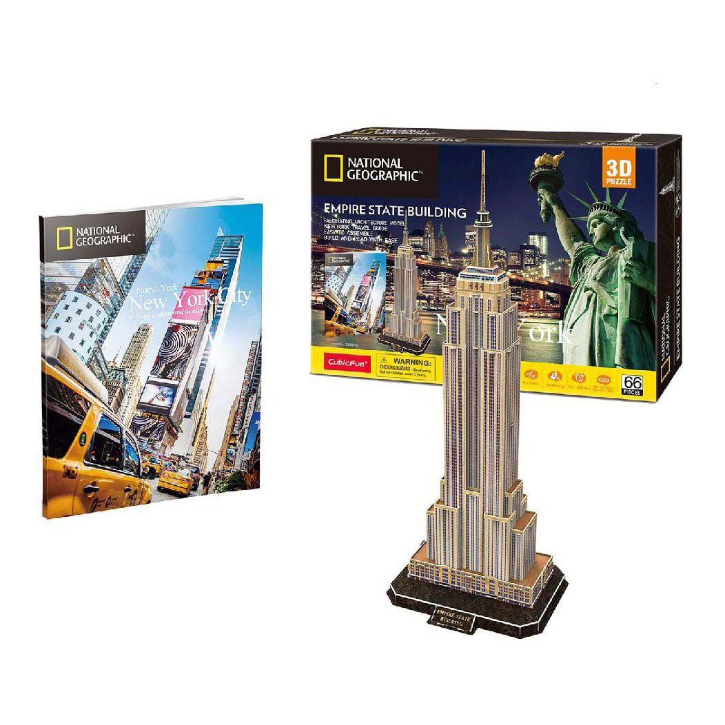 Cubic fun 3d puzzel national geographic empire state building